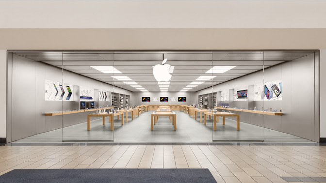Realistisch geluid Vesting Santa Rosa Plaza - Apple Store - Apple